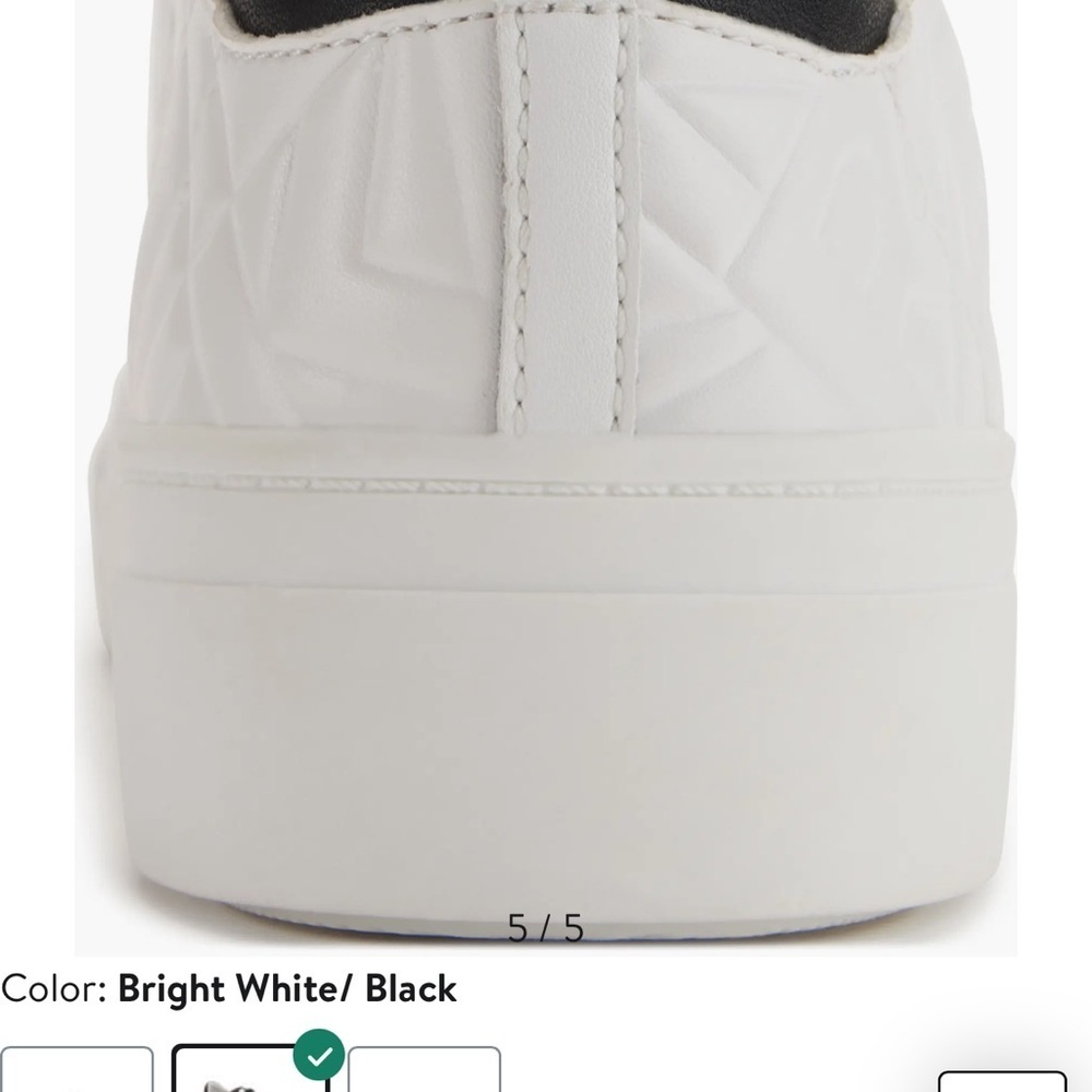 New KARL LAGERFELD PARIS
Cate Karl Box Lace-Up Low-Top Sneakers size 7.5 - Picture 4 of 7